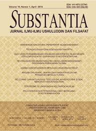 Substantia: Jurnal Ilmu-Ilmu Ushuluddin
