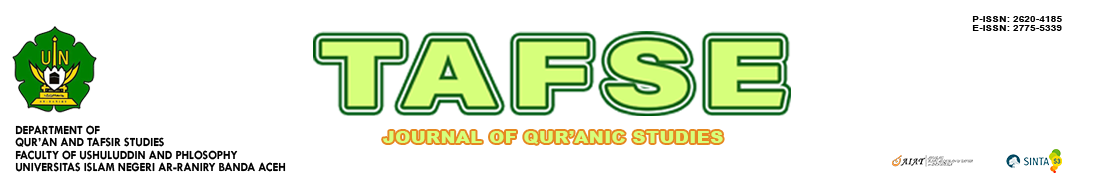 TAFSE: Journal of Qur'anic Studies